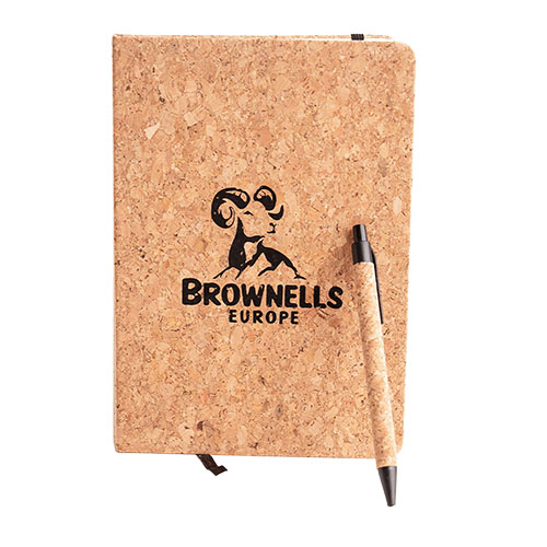 Elevate your note-taking with our eco-friendly cork notebook and pen, ideal for work, school, or personal use, combining style with sustainability.